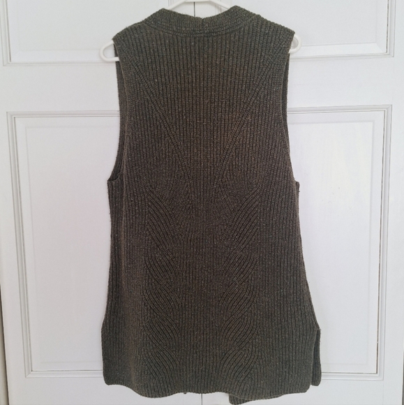 Talbots long sweater knit vest - Picture 3 of 5